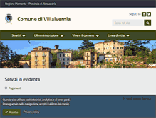 Tablet Screenshot of comune.villalvernia.al.it